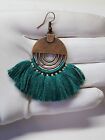 Fashion Vintage Boho Style Multicolor Cotton Thread Dangle Earrings For Women