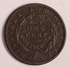 1837 Usa Hard Times Token Millions For Defence Coin  15086