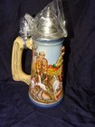 Winchester Limited Edition 1998  The Quail Hunt Budweiser Lidded Stein In Box