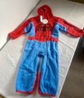 Spider-man - Fleece One Piece Romper Hoodie Pajamas  jumpsuit 