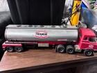 Large Texaco Vintage Diecast Tanker Truck Red Cab Silver Tank Collectible