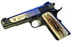 1911 Grips Fits Colt Springfield Rock Island Clones Elk Stag Uv Printed New