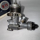 Vintage Os Max Iii  15 Control Line Airplane Glow Engine W box And Manual