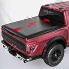 3fold 5ft Vinyl Tonneau Cover For 2016-2026 Toyota Tacoma Bed W  Lamp
