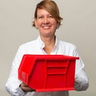 Akro-mils 6 Pack Akrobins Plastic Storage Bins  Space-saving Organizers  Clear
