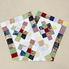Bundle Of 2 Scrappy Patchwork Cotton Table Runner Topper 20x57 