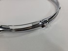 1 6 Mm Triple Flanged 14  8-lug Snare Drum Hoops Set - Chrome