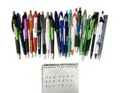 Random Mixed Lot Of 21 Used Business Logo Pens All Tested