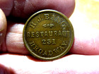 Ny630d Civil War Token Hj Bang Restaurant Grapes Rhine Wines Store Card K1
