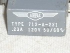 Airpax 712-a231 Military Mil Spec Aircraft Circuit Breaker Toggle Switch 23a Usa