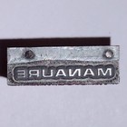 Manaure Printers Letterpress Block Vintage Antique