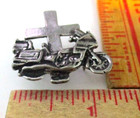 Honda Motorcycle Cross Pin Vintage Collectible Old Christian Biker Vest Pinback