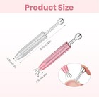 2 Pack Stainless Steel Piercing Removal Tool  Jewelry Changing Clamp Kit For