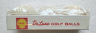 Vintage 1960s Shell Oil Gas Advertising Logo Deluxe Golf Ball 1 Dozen Box Nos