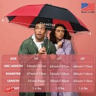 Ninemax Golf Umbrella 51 54 62 68 Inch Auto Open Double Canopy Windproof