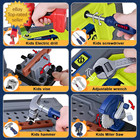Kids Tool Bench With Electric Drill  Toddler Tool Set For Boys Ages 3-5 6-8
