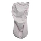 Pottery Barn Baby Crib Fitted Sheet Claire Pink white 100  Organic Cotton Euc