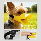 Dog Silicone Duck Muzzle For Pet Anti Bite Stop Barking Small Large Dog Mask Pet