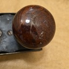 Antique Victorian Porcelain Door Knob Set With Mortise Lock Hardware Brown Swirl