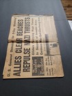 Boston Traveler Newspaper  Tuesday September 1944 World War 2 One Day Of History