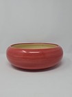 Vintage Chinese Qing Dynasty Style Bonsai Pot W apple Red Monochrome Glaze 11 w
