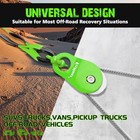 Offroad Recovery Kit  Snatch D Ring Shackles snatch Block tree Saver Strap