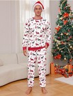 Iclosam Matching Family Pajamas Set Reindeer Christmas Adult Sleepwear L Women   s