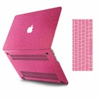 Rose hot Pink Glitter Hard Case Cover For New Macbook Pro Air 11 12 13 14 15 16 
