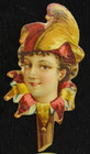 1889 Kinney Bros  Novelties Tobacco Cigarette Card  Diecut  N228 Lot Of 4