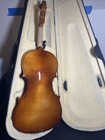 Vintage  4 4 Mystery Violin For Parts Or Restoration repair   Soft Case Unmarked