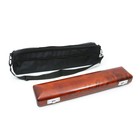17 Hole Flute Case Cover Bag With Adjustable Strap velvet Inside Solid Wood