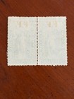 Pair Ol18 Upper Canada  Ontario Law Revenue Stamps  Used 1864 20 Cents Ff