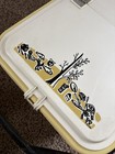 Vintage Mcm Picnic Set 50   s Loma Industries Yellow Basket Retro Bakelite Dishes