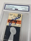 Jim Mcmahon Body Slammed By Charles Martin Ticket 11 23 1986 Psa Dna Signed