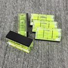 5pcs Magnetic Small Bubble Levels 29x10x12mm Mini Square Bubble Spirit Level Mea