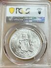1964 Bermuda Silver Crown Pcgs Ms65