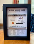 Allen M Sumner Class Destroyer Memorial Display Shadow Box  Ww2  6  X8 