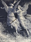 Nwt The Rug Barn Tapestry Throw Blanket 100  Cotton Angel Whispers  46x67   