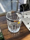 Vintage Cristal D   arques Ice Bucket    French Lead Crystal    Mid Century Cut Crys