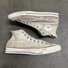 1950s 60s Converse Chuck Taylor Basketball Shoes Comfort Arch Usa White Size 10