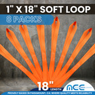8 Pack 1  X 18  Soft Loop Tie Down Strap Motorcycle Dirt-bike Atv Utv 800lbs Wll