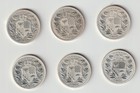 Germania Mint Complete Set  6x  The Allegories 1 Oz Silver Rounds  9999 W coas