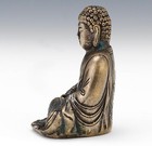 Antique Bronze Buddha   1850-1900   3 375 Inches   Chinese Rarity   Age Patina