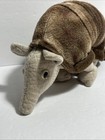 The Petting Zoo Armadillo Plush Realistic Brown 11    Inch Stuffed Animal Toy Euc
