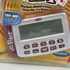 New Radica Big Screen Poker 2002 Electronic Handheld Game 73010 Open Package