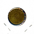 Santa Rosa  California Downtown 5c Parking Lot And Bus Token Coin  86
