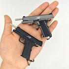 New 1 3 Black Mini Kimber 1911 Gun Pistol Toys Miniature Model Keychain