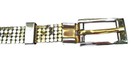 Women s Vintage Silver Tone Skinny Brass Metal Mesh Belt Disco Dance Style 80 s