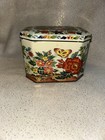 Vintage Daher Metal Tin Canister With Hinged Lid Made In England