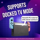 Dockable Case For Nintendo Switch   Joy-con Detachable 3-in-1 Hard Cover  Clear
